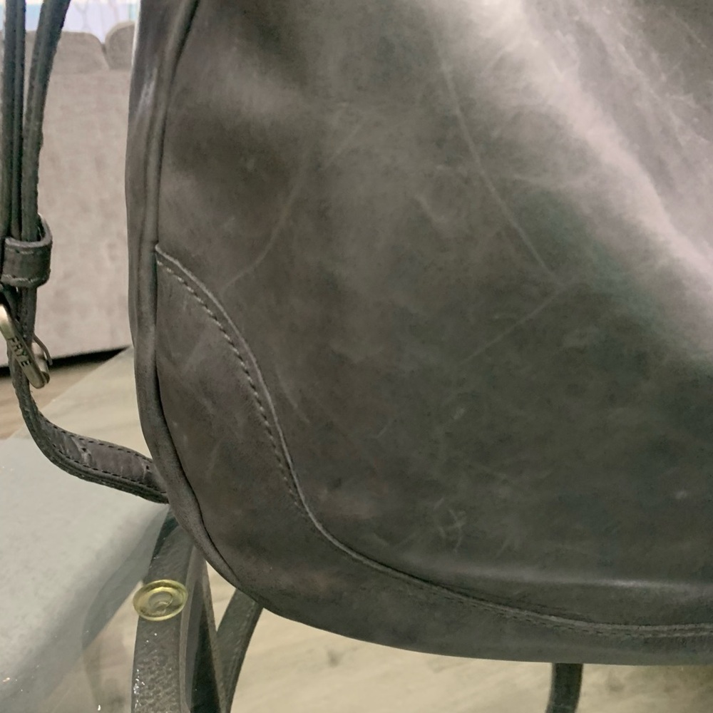 Frye Melissa Gray Leather shoulder hobo Bag - Picture 4 of 7